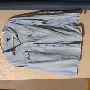 Blue Torrid button down shirt